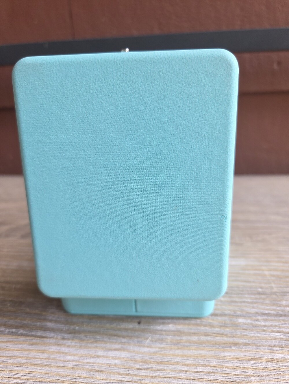 Tiffany & Co Large Blue Leather Necklace Presentation Box / jewelry case box - Picture 7 of 9